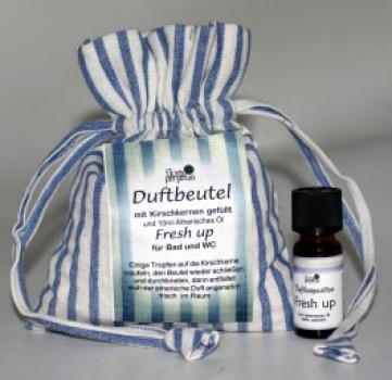 Duftsack -Fresh up- blau mit 10ml Ätherischem Öl
