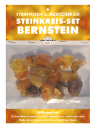 Bernstein Trommelstein Steinwesen im Medizinrad Steinkreisset