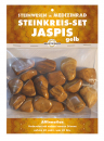 Jaspis, gelb Trommelsteine Steinwesen im Medizinrad Steinkreis Set