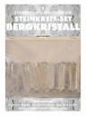 Bergkristall 16 Doppelender  klar Steinwesen im Medizinrad Steinkreis-Set